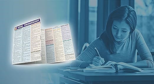 QuickStudy Legal Terminology Laminated Reference Guide