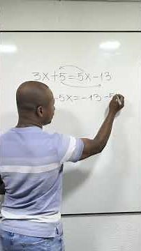 Learning to solve equations