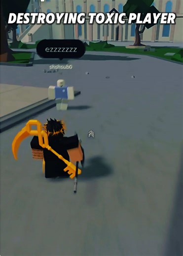 Destroying Toxic Player That was spamming EZ when he killed me in Ultimate Battlegrounds #ultimatebattleground #ubg #battlegrounds #roblox #robloxfyp