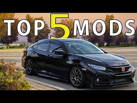 TOP 5 MODS | 2018 Honda Civic Si | 10th Gen Civic