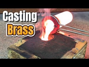 Casting Brass at Home - Liquid Metal
