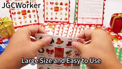 Amazon.com : Christmas Bingo Cards Game Set - Xmas Festive Holiday Party Supplies for Kids and Adults, 24 Players, Merry Christmas Themed Bingo Cards for School Classroom, Family Activities, Seasonal Party Favors : Toys & Games