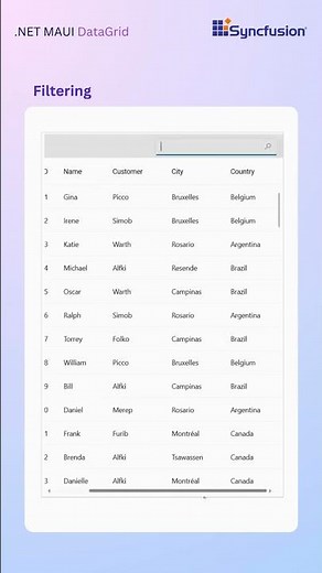 Easily Visualize and Manipulate Data with .NET MAUI DataGrid