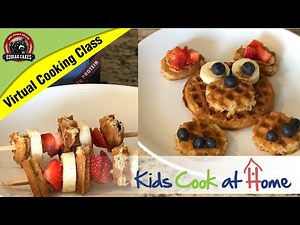 Kids Cook at Home Virtual Cooking Class: Fun with Waffles!