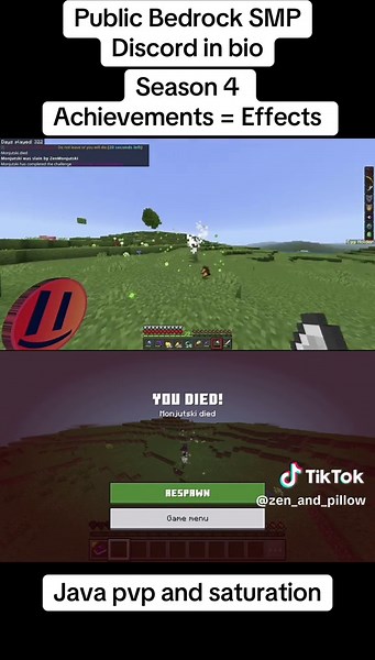 Únete al SMP Público de Minecraft Bedrock