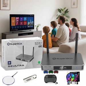 SuperBox S6 Ultra Premium Edition | 2025 Model | Timeshift Feature | Android 12 | 4GB RAM | 128GB Storage