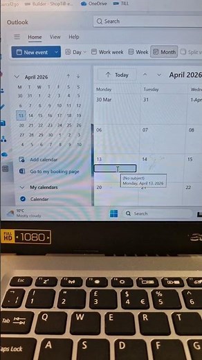 How to quickly use Outlook email as a calendar 📅 #admin #fitness