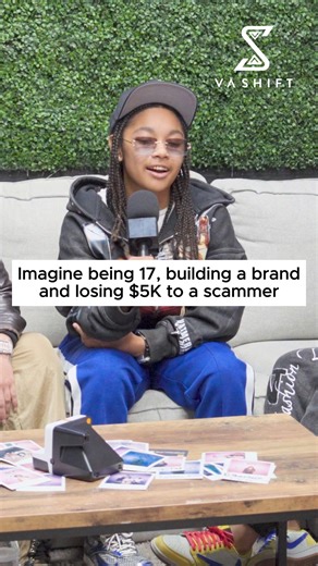 VA SHIFT 🏆 on Instagram: "Imagine getting scammed for $5k at 17 years old 😭 Shop local. Support @asndclothing"