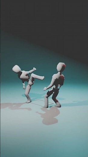 Epic Superkick! | 3D Wrestling Animation (Short)