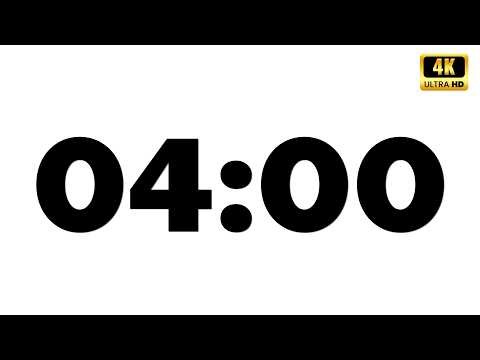 4 Minute Timer | Simple Countdown for Quick Tasks, Focus & Short Breaks