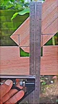 Basic Method for Easy 90° Corner Joints with Different Wood Sizes | Woodworking Tips