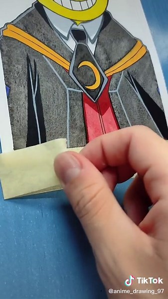 Cómo dibujar a Koro-sensei paso a paso