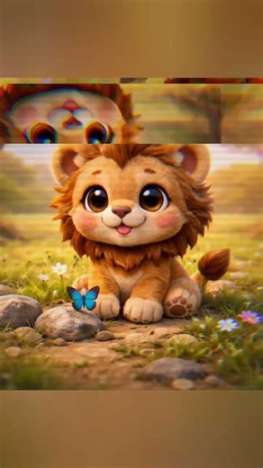 Baby Lion in 3D 😍 | Too Cute to Miss