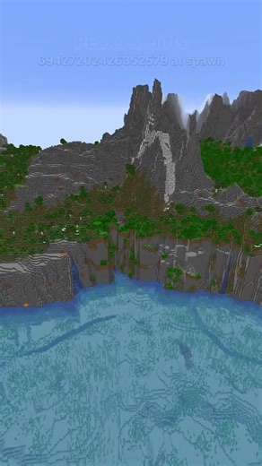 Minecraft coolest seed #minecraft #shorts #minecraftjava #minecraftbedrock