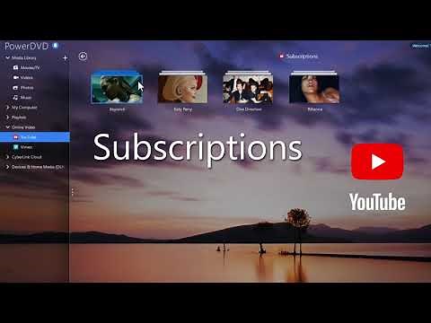 PowerDVD - Playing YouTube & Vimeo