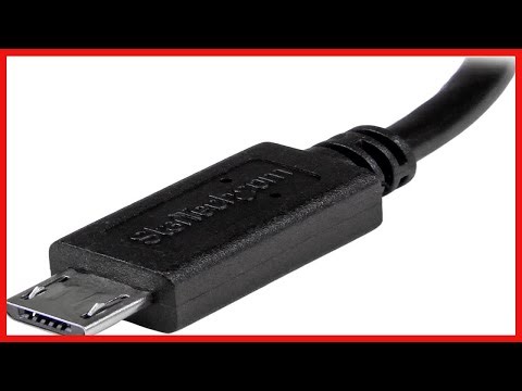StarTech com 8in USB OTG Cable Micro USB to Mini USB MM USB OTG Mobile Device Adapter Cable