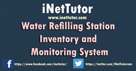 Water Refilling Station Inventory and Monitoring System