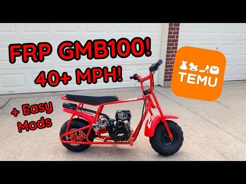 FRP GMB100 Hits 40 MPH With Cheap and Easy Mods! | Unboxing and Motor Swap!