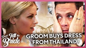 61K views · 376 reactions | Groom gets wedding dress all the way from Thailand 﫣Groom VS. Bridesmaids: The Battle that keeps on giving! | Don't Tell the Bride  FOLLOW FOR MORE: https://www.facebook.com/donttellthebride/ ▶️ SUBSCRIBE FOR MORE: https://www.youtube.com/c/donttellthebride | Don't Tell The Bride | Facebook
