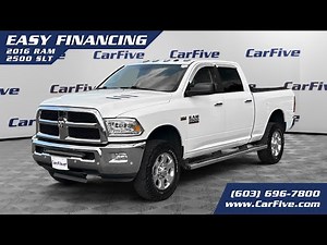 2016 Ram 2500 SLT 4WD Crew Cab