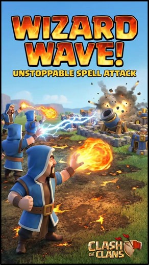 🔥 Unleashing the Magic! Mass Wizard Attack Strategy | Clash of Clans Gameplay