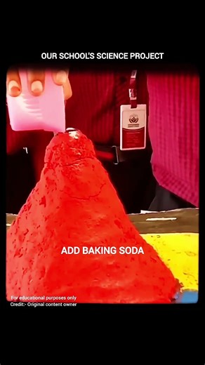 🌋 Homemade Volcano Eruption Experiment 🌋 | Real Lava Reaction at Home