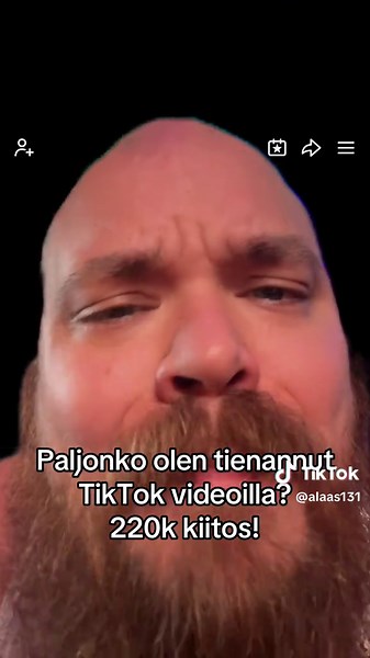 Paljonko olen tienannut TikTok-videoilla?