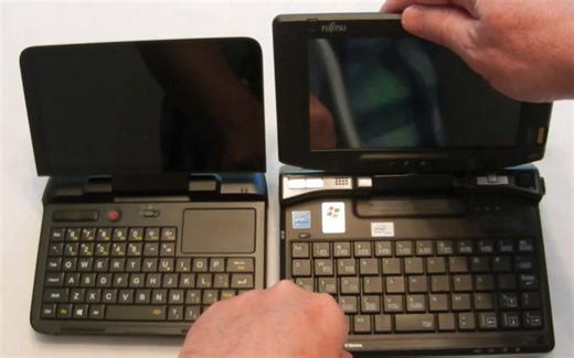 拆箱评测：GPD Micro PC 与富士通 FMV-BIBLO LOOX U50WN 对比