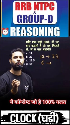 Clock Reasoning Tricks | Short Trick For Clock Questions#shortsvideo #clock #reasoning
