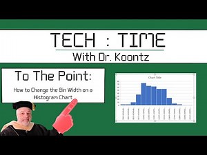 Microsoft Excel Changing the Bin Width in a Histogram
