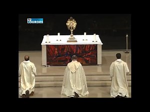 Diffusion en direct de la Grotte de Lourdes