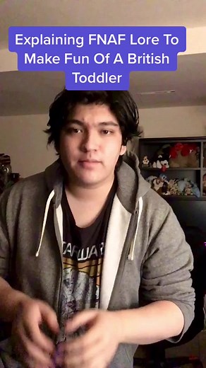 Cassidy enjoys The Crying Child’s company, but is VERY good at hiding it #fnaf