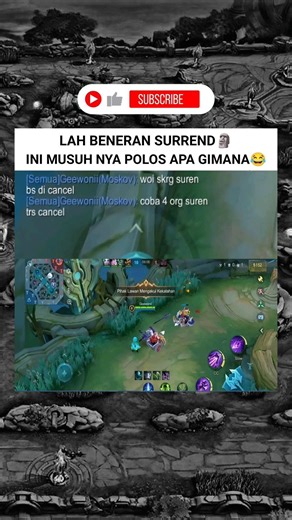Beneran surrend #mobilelegends #mlbb #shorts #shortvideo