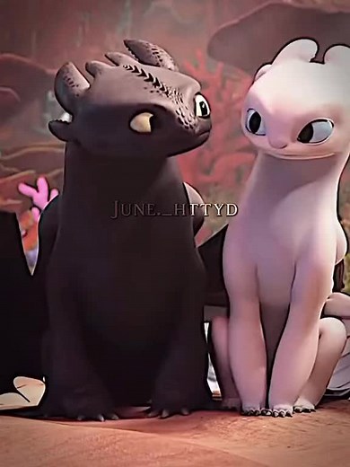 How to Train Your Dragon Toothless and Light Fury Edit