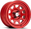 U.S. Wheel 022-5812RED: PAINTED DAYTONA FWD DRIFTER RED 15 x 8 5 x 45 Bolt Circle 4 12 Back Spacing 0 offset 266 Center Bore 1400 lbs Load Rating - JEGS