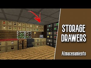 MOD ALMACENAJE MINECRAFT 1.18 | 1.19 | Storage Drawers