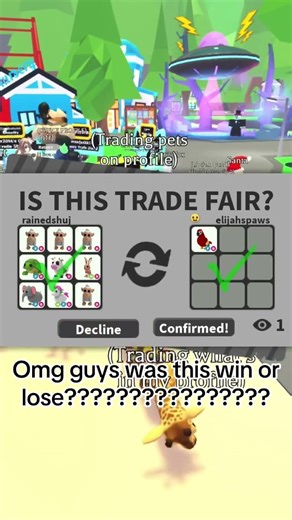 I got parrot in adopt me! #roblox #trademe #adoptme #dreampets #adoptmetrading #adoptmeroblox
