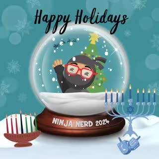 1.8K views · 46 reactions | Wishing ever a happy holiday season! ✨ We love you Ninja Nerds! | Ninja Nerd | Facebook