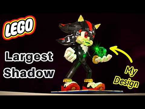 How BIG can I build SHADOW the hedgehog in LEGO?