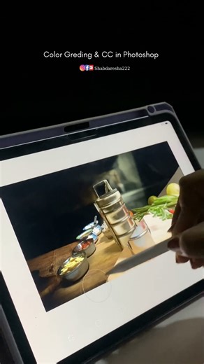 colour grading cc in Photoshop #shorts #digitalart #digitalpainting