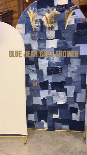 I wanted this theme before I was even pregnant 👖🤎 #bluejeanbaby #bluejeanbabyshower #babyshower #babyshowerideas #babyshowertheme