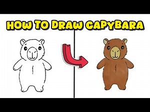 How to Draw a Capybara Step-by-Step – Easy and Fun Animal Drawing