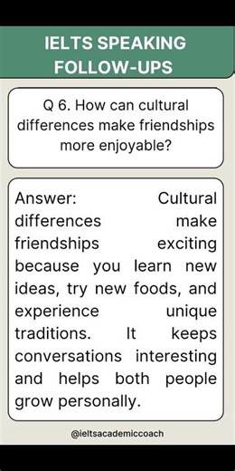 IELTS Speaking Part 3 | Globalization & Friendship (Part 3) | Band 8 Discussion