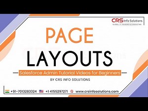 Page Layouts in Salesforce Admin