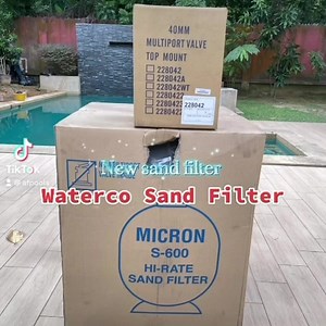 Change new sand filter . S600 Waterco . | AF MAJU Services