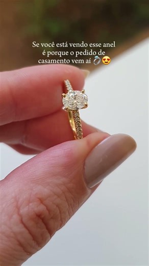 O segredo para o 'SIM' perfeito está nesse brilho... ✨💍