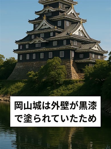 #世界に誇る日本の城の雑学３選#shorts #雑学＃歴史＃城#プチ知識＃日本＃日本史＃石垣＃岡山城＃岐阜城＃江戸城＃織田信長＃皇居＃大名