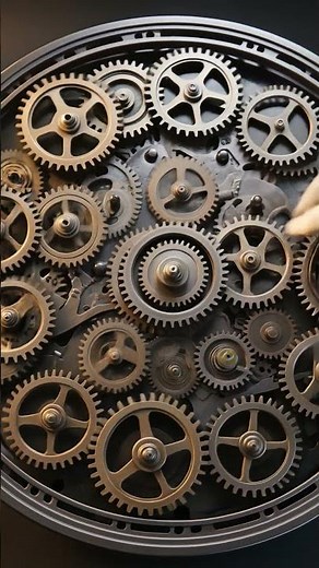Mecanismo hipnótico: Construcción de un reloj de engranajes ⚙️⏱️