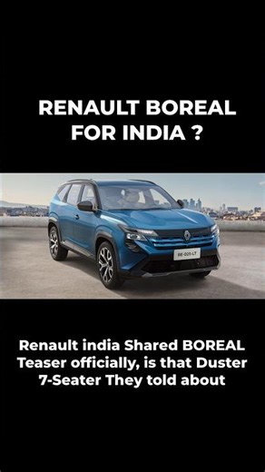 7-Seater Duster is Here! Renault Boreal India Teaser Out! #duster #renault #boreal #india #car
