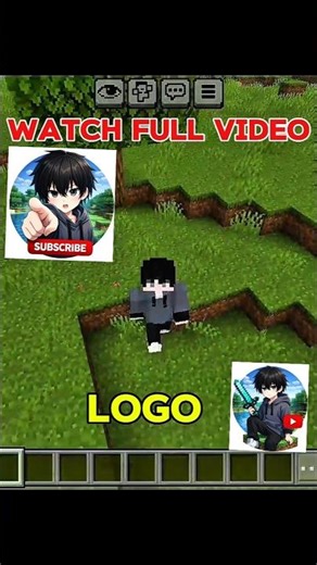 how to make a logo YouTube channel || Minecraft tutorial #viral #minecraft